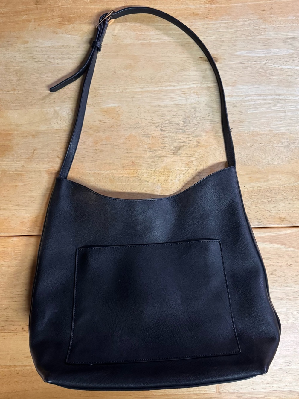 Classic Black Shoulder Bag